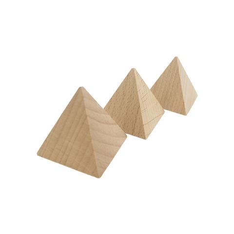 Wooden sales pyramid blocks