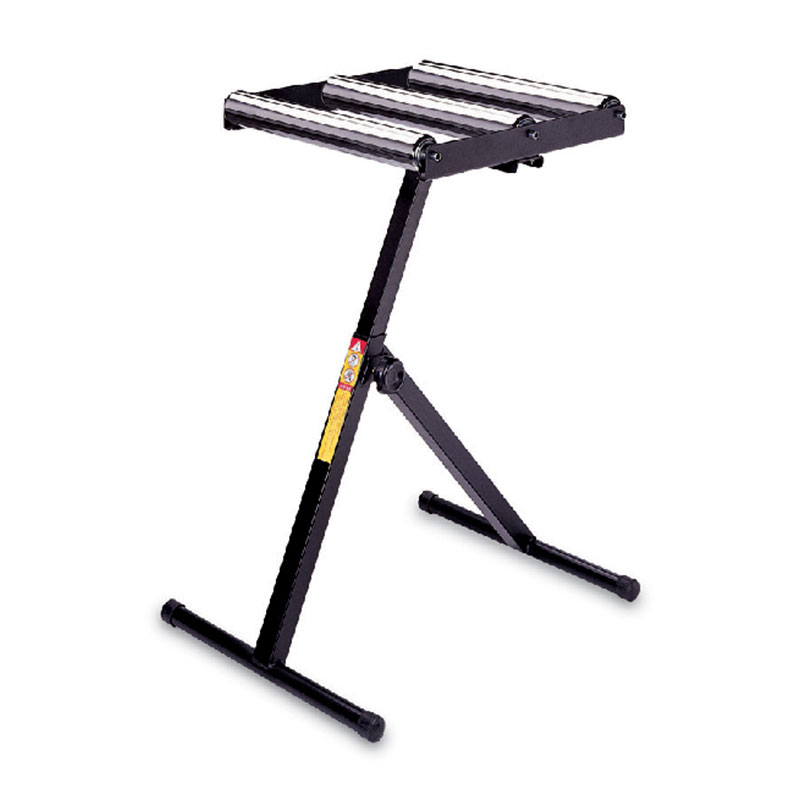 Woodworking Folding Roller Stand Height Adjustable - 3 Rollers ...