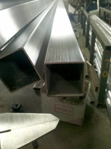 Stainless Steel Square Tube, Stainless Steel Hollow Section, Stainless Steel Square Tubes, Polished Tubes, TIG