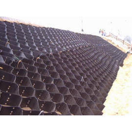 Geocell useful in the foundation reinforcement of high ways,railways,protection of steep slopes,dykes,dams,and earth walls