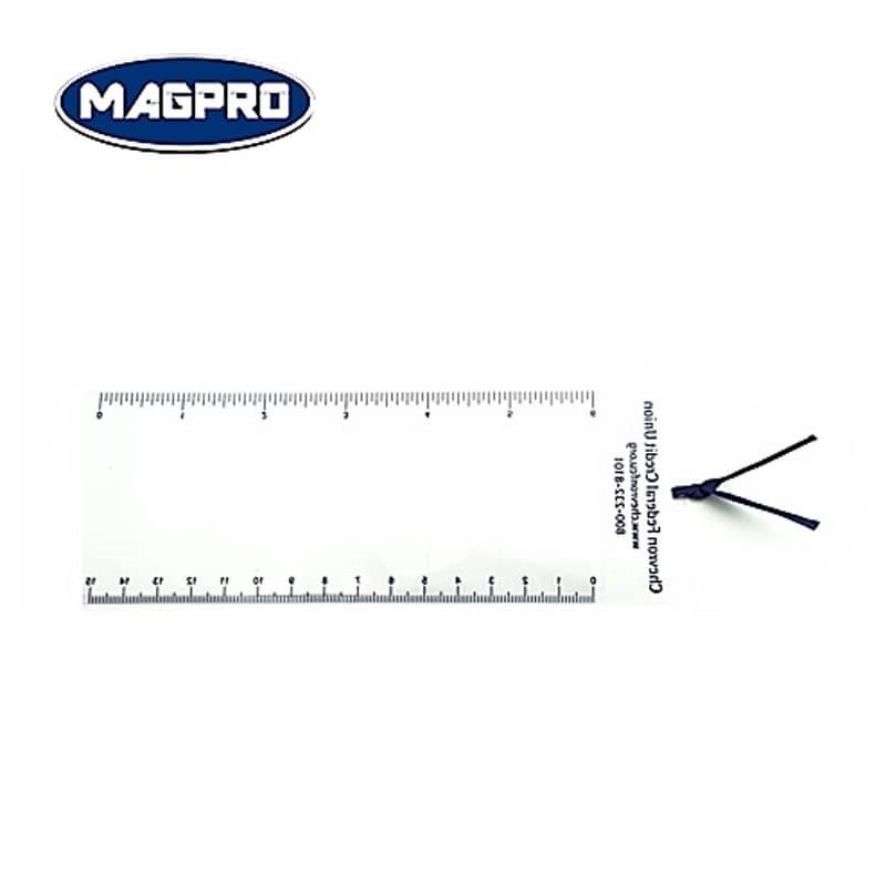 Bookmark Magnifying Ruler Has Clear Fresnel Lens