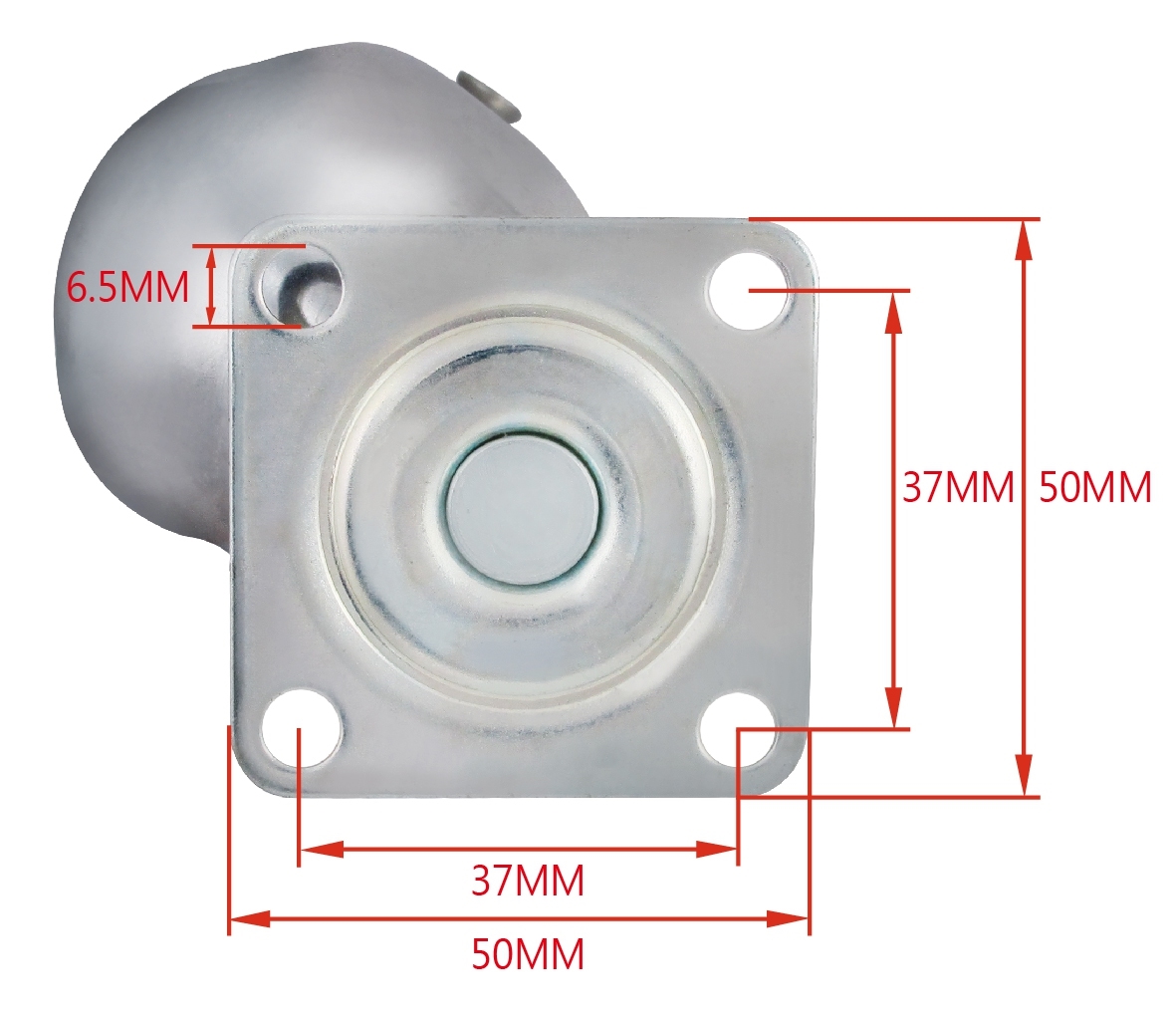 50mm Furniture roller ball caster wheel