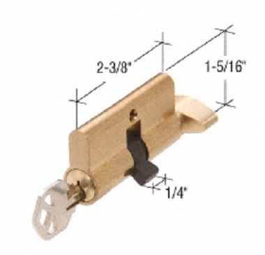 Single Cylinder European Profile with Thumbturn - (Kwikset/Yale Keyway)