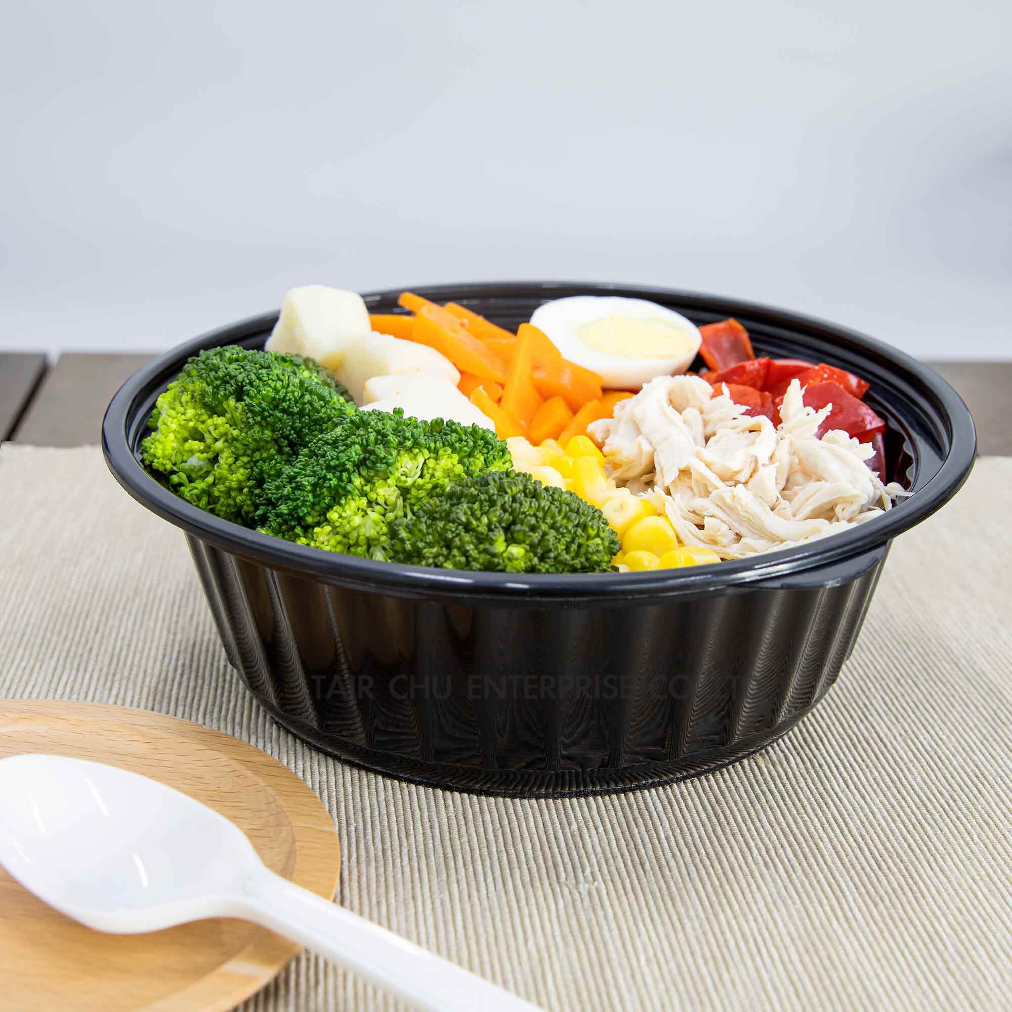 32oz Round Food Container 960ml Microwavable Food Container PP Chinese