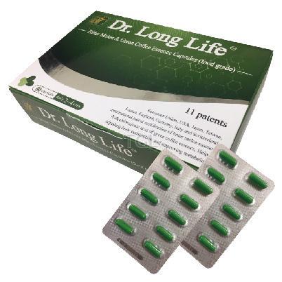 Oral Insulin analogues: Dr. Long Life Bitter Melon & Green Coffee Essence Capsules (food grade)