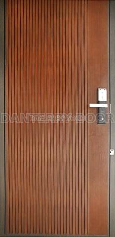 Entry Door with Wooden Skin