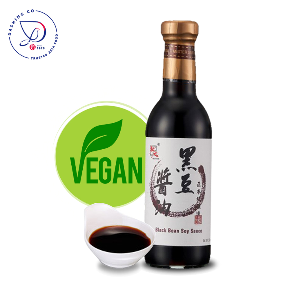Fermented Black Bean Soy Sauce (Vegan Food)