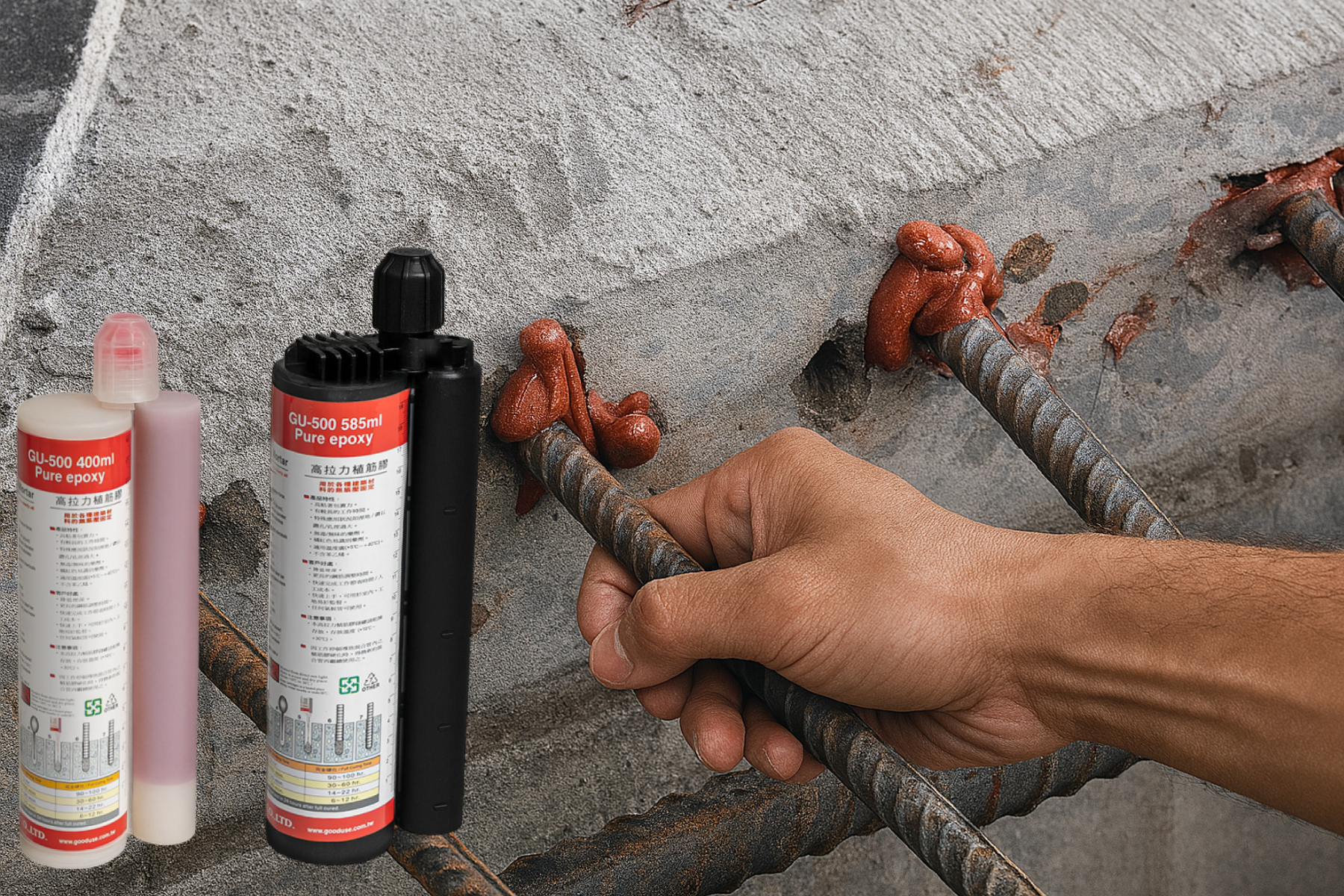 Multi-Climate Pure Epoxy Chemical Anchor for Global Construction Projects