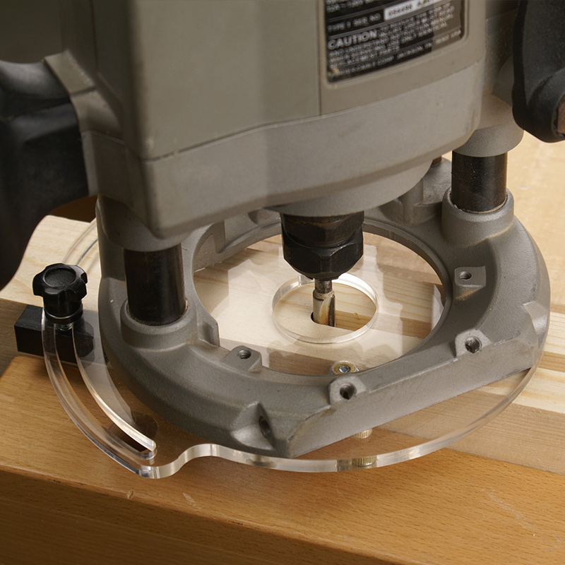 Centering Mortise Router Base