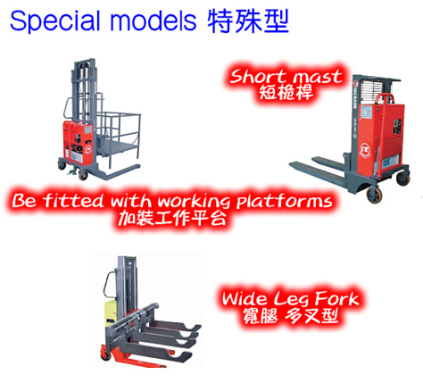 NOVELTEK Powered Lifting Pallet Stacker 1.5 TON Wide Straddle