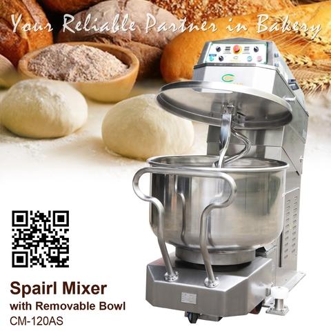 Spiral Mixer with Removable Bowl