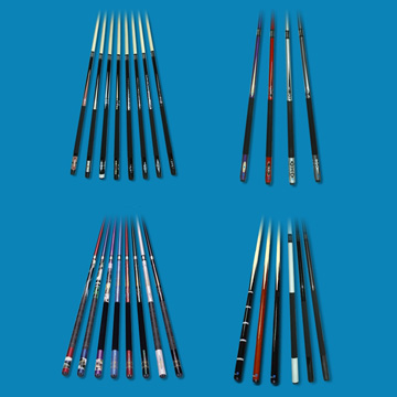 High Quality Graphite Billiards, Pool Ball, Snooker Cues for Sale 