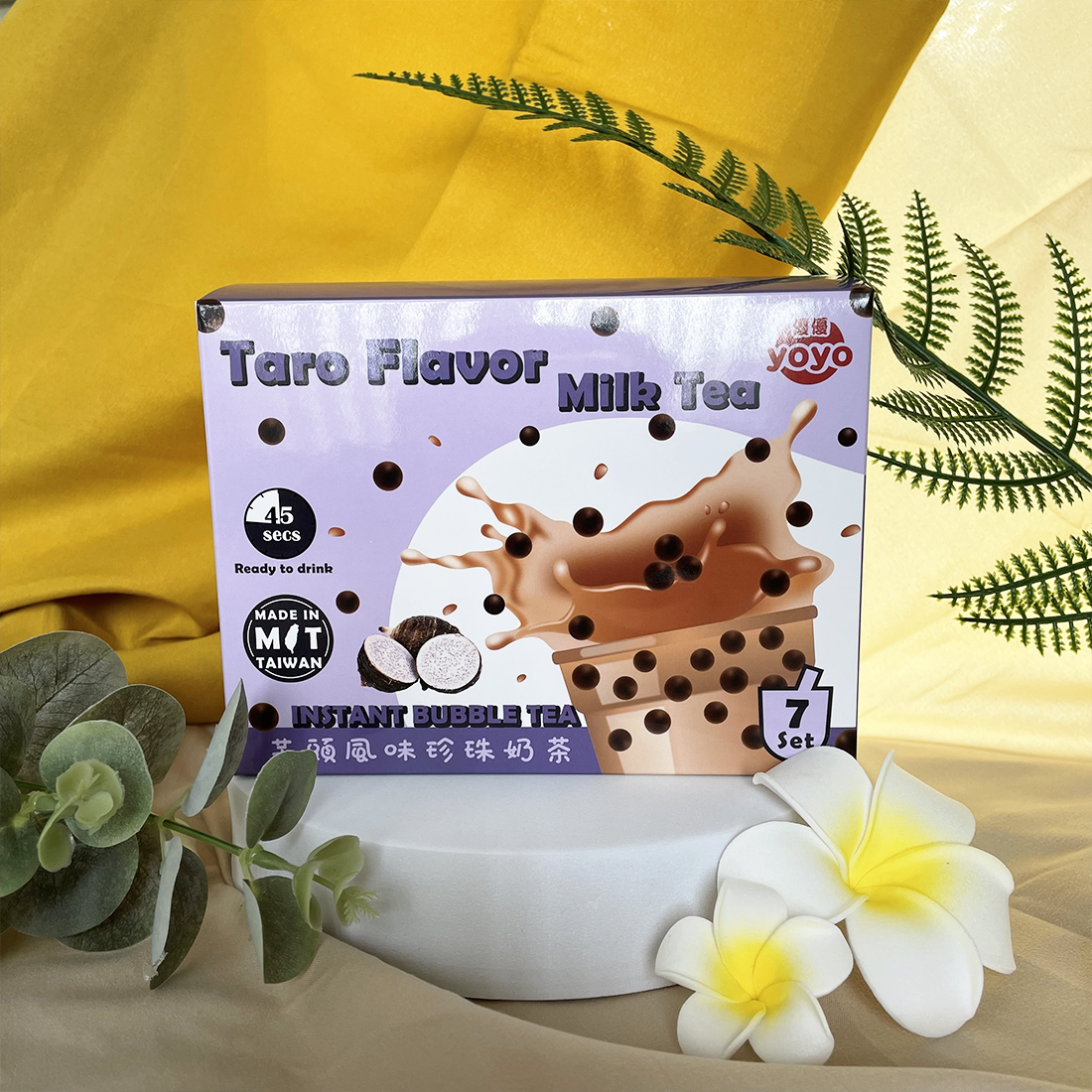 Taro Bubble Milk Tea Kits│Instant Bubble Tea│Instant Boba Taiwantrade