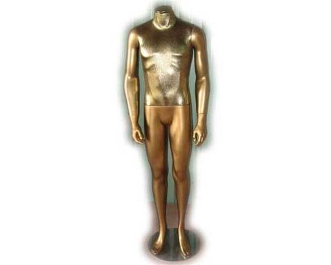 Fashion Male Mannequin,Gold