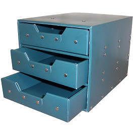 Storage Box With 3 Drawers Cardboard Sl Ap03 Icl Acerly