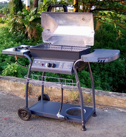 Jumbo size Aluminum 2burner Gas BBQ Grill Taiwantrade