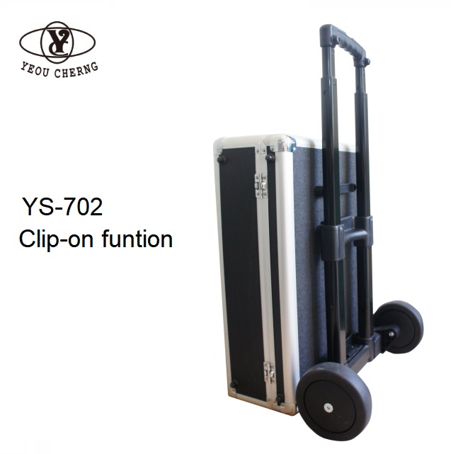 Heavy duty detachable luggage telescopic trolley handle with ball