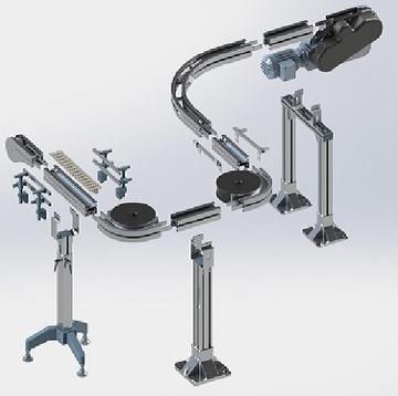 Flexible, modular conveyor systems