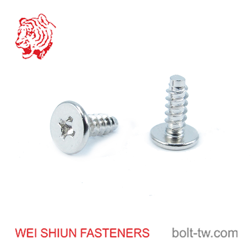 Self Tapping Screw for plastic cross flat head type B thread forming 3