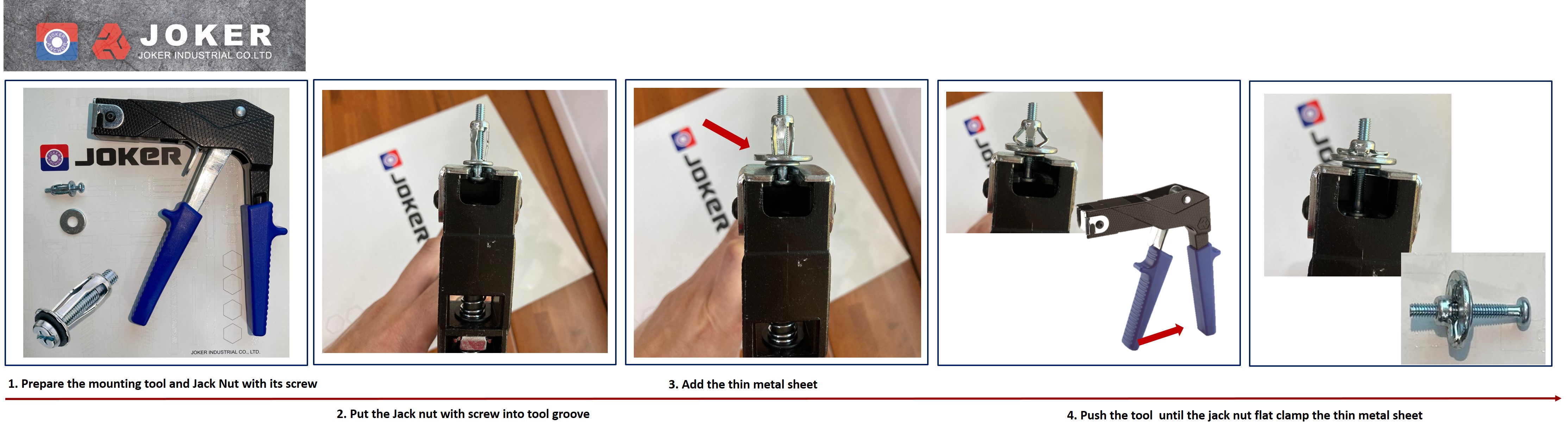 Steel Blind Jack Nut Threaded Insert Nut
