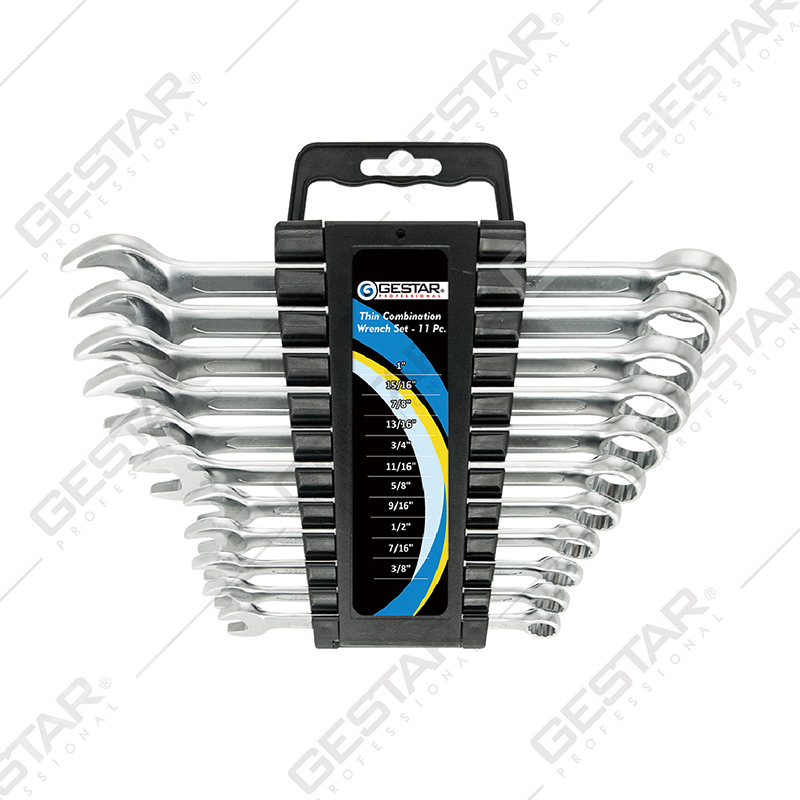 11 Pc. Thin Combination Wrench Set