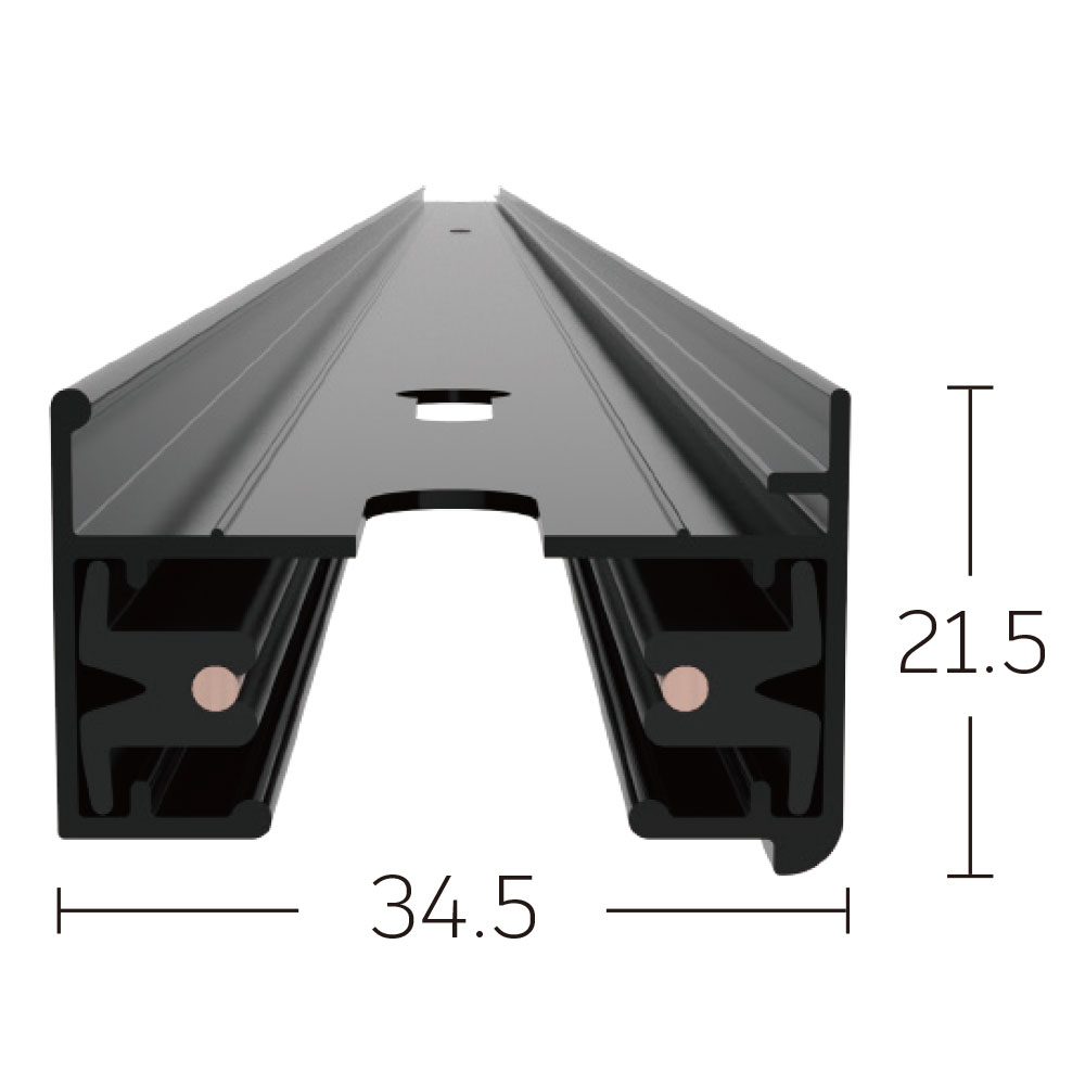 Two Wire LED Track Lighting System