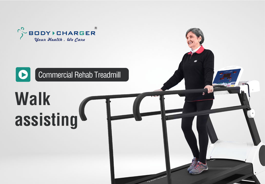 Commercial Rehabilitation Fitness Treadmill Walking Assist