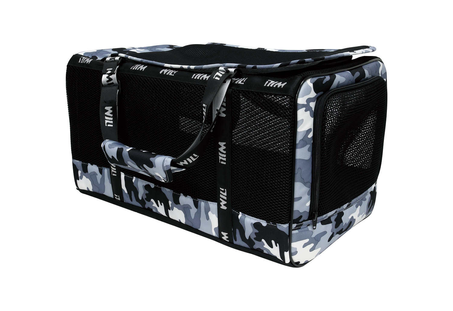 Pet carrier Camouflage Gray For long size or multipets in one bag