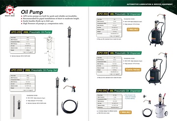 Pneumatic Oil Pump & Oil Dispenser