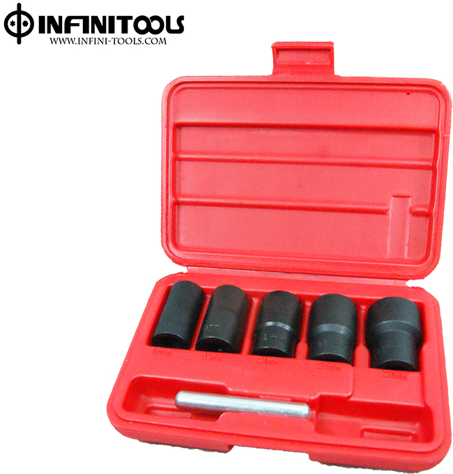 6piece Lug Nut Removal Socket Set ,1/2"DR Taiwantrade