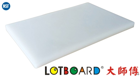 Plastic Cutting Board - Haccp-Compliant - Rectangle - White - 18