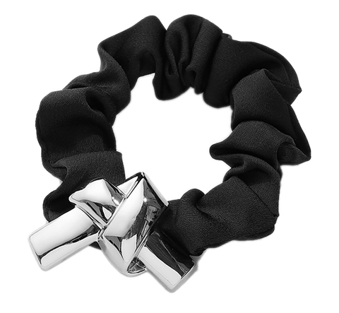 Black Hair Scrunchies Hair Accessories Supplier