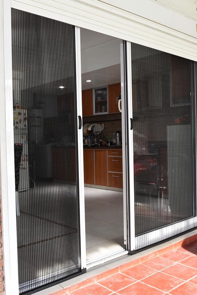 Pet Pleated Fly Screen For Window Door System Good Fair