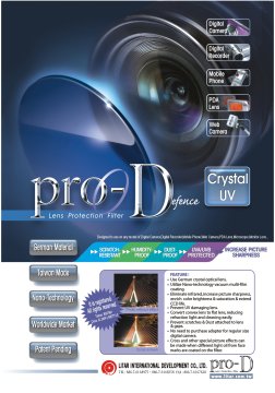 Pro-D Digital Camera Lens Protective Filter