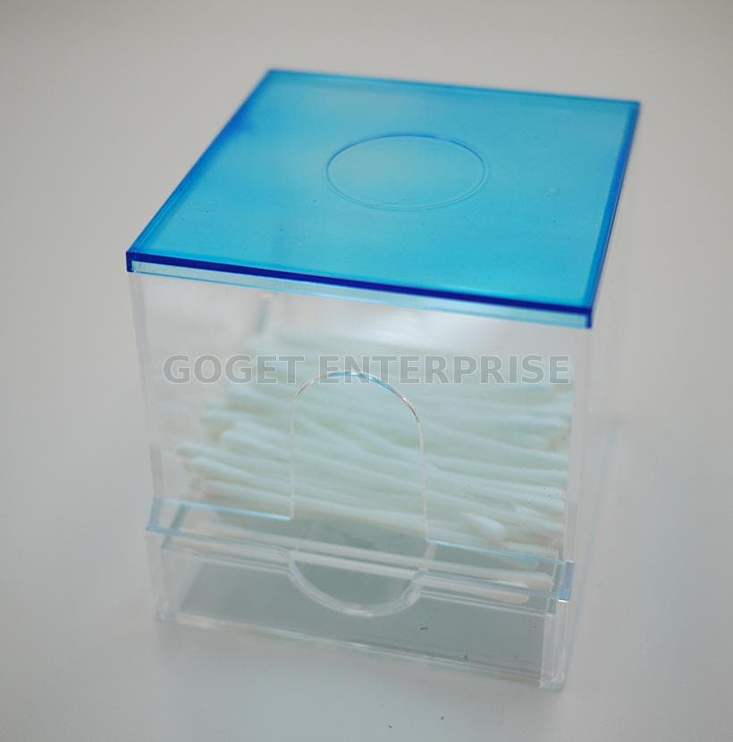 Clear Acrylic Cotton Swabs Holder, Cotton Bud Storage Box Taiwantrade