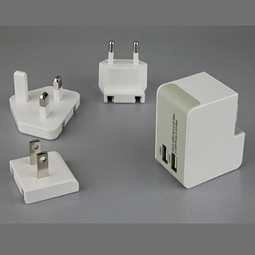 USB Charger-AC/DC Converter（Interchangeable）-12W Series Type ...