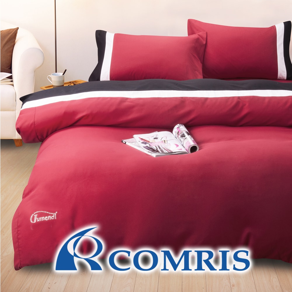 Modern Style Antibacterial And Anti Mite Red Duvet Cover Set Taiwantrade