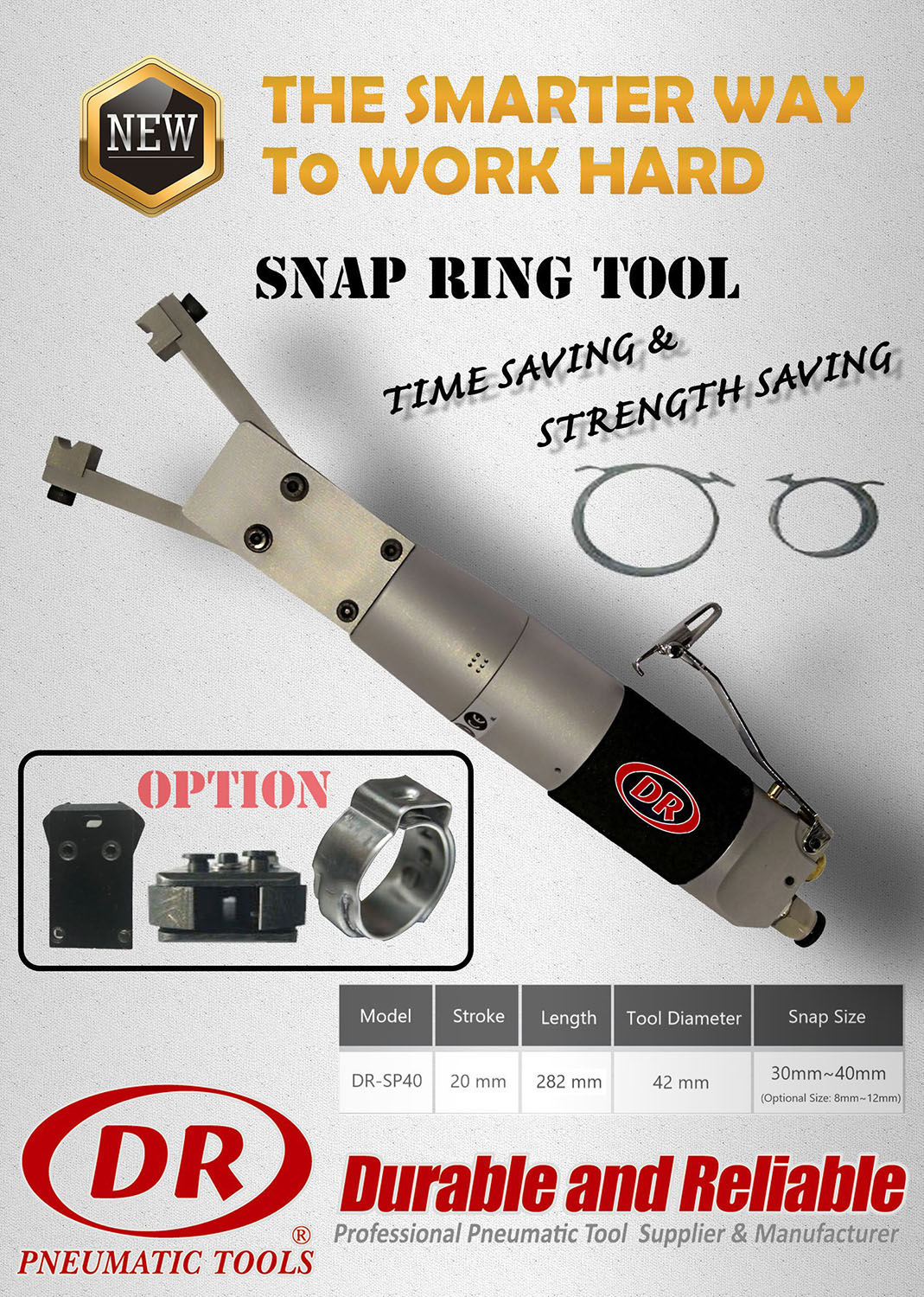 Air Snap Ring Tool