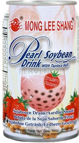 Pearl Soybean Drink Strawberry Flavored With Tapioca Ball Taiwantrade Com