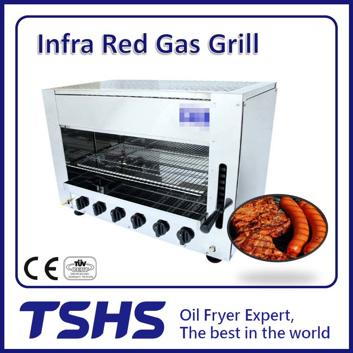 Kitchen Smokeless Outdoor Meat Grill Machine