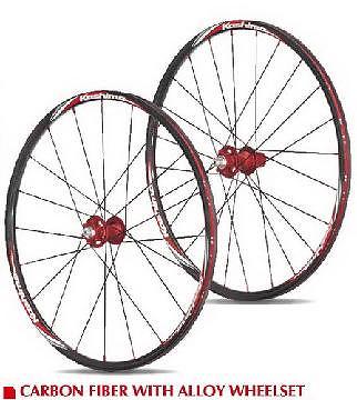 26インチ カーボンファイバー 合金ホイールセット付き