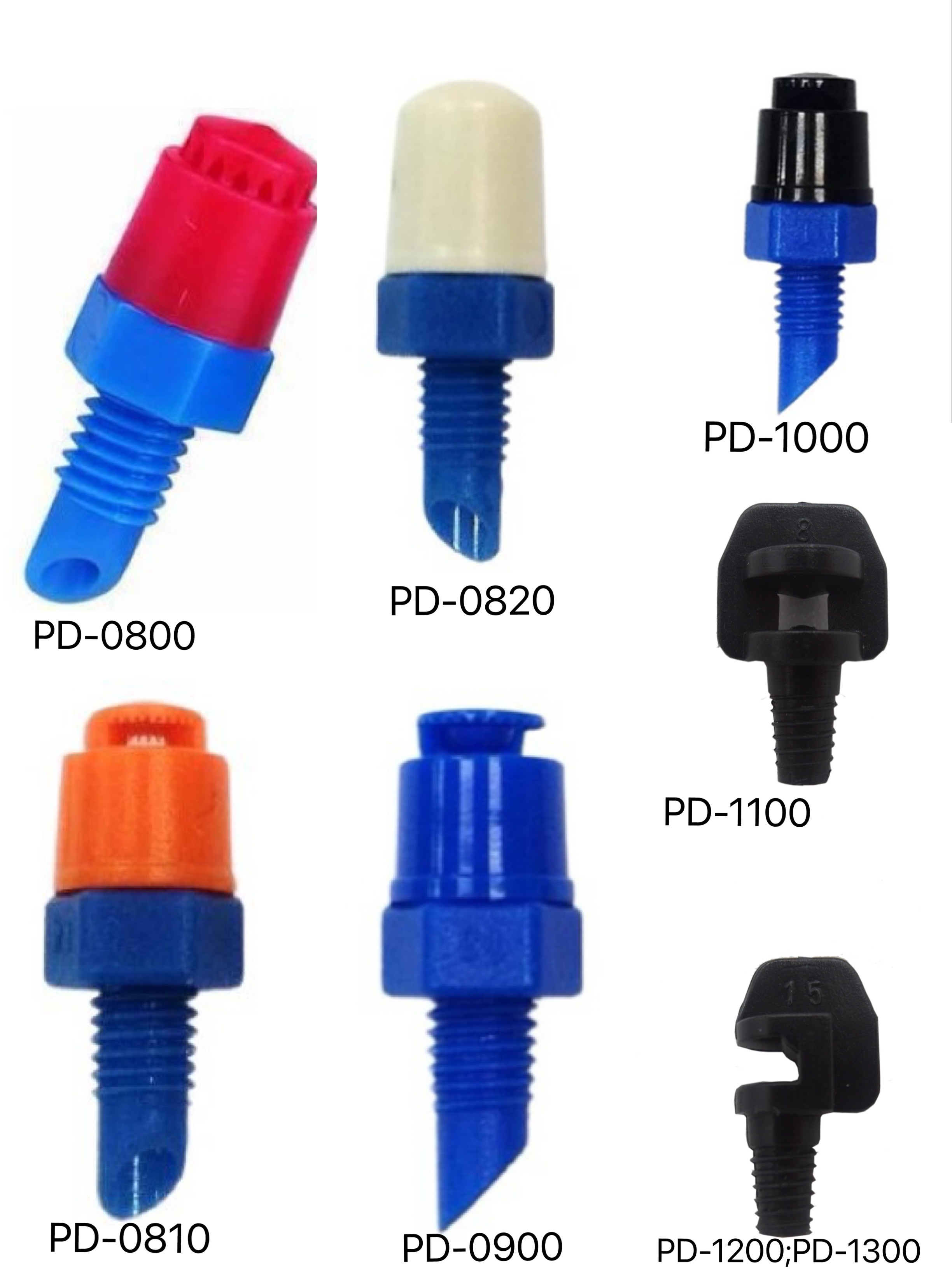 Plastico Corp. Micro Jet Sprays with Center Strip Spray PatternOrange