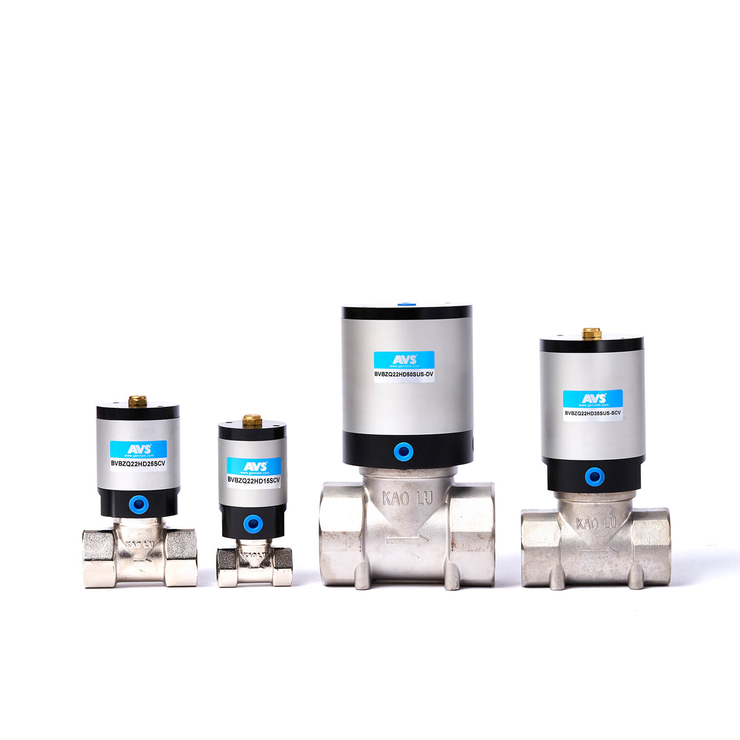 Cylinderactuated pneumatic valve