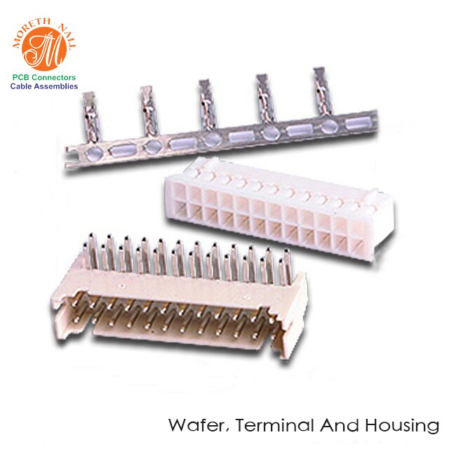 Wafer, Terminal & Housing, current rating of 2A AC/DC, voltage rating ...