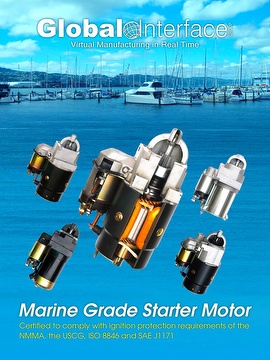 Marine Grade Starter Motor