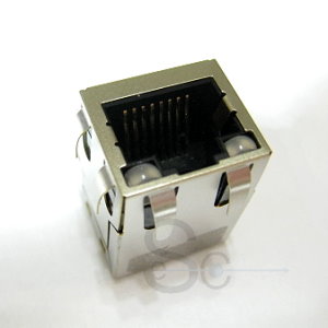 RJ45 ICM(1000Base-T lPort) Jack Connector with LEDs and Transformer