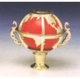 Twin handle earth cup for trophy