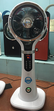 Taiwan Water cooling mist fan with MP3 and FM / multifunctional fan ... Taiwan Water cooling mist fan with MP3 and FM / multifunctional fan ...