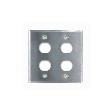 Stainless Faceplate 4 Port | Taiwantrade