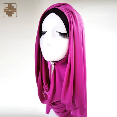 effortless to style drape beautifully soft stretchy sulam fabric hijab